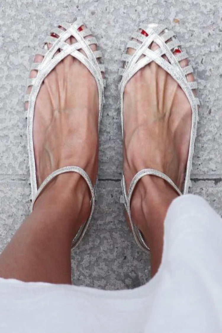 GIADA | ELEGANTE BAILARINA TRENZADA CON CORREA PARA UN ESTILO SOFISTICADO