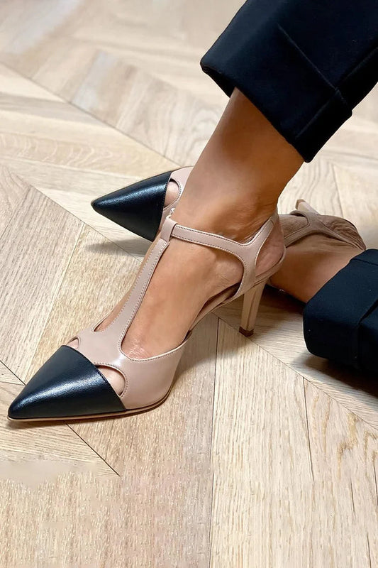 MIRELLA | ELEGANTE ZAPATO DE SALÓN BICOLOR EN PUNTA PARA UN ESTILO SOFISTICADO
