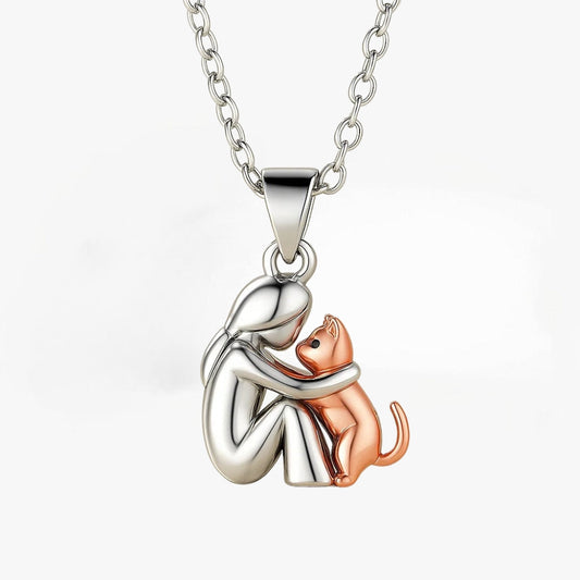 Renata Ferrer™ | Collar amor eterno con dije de gatito