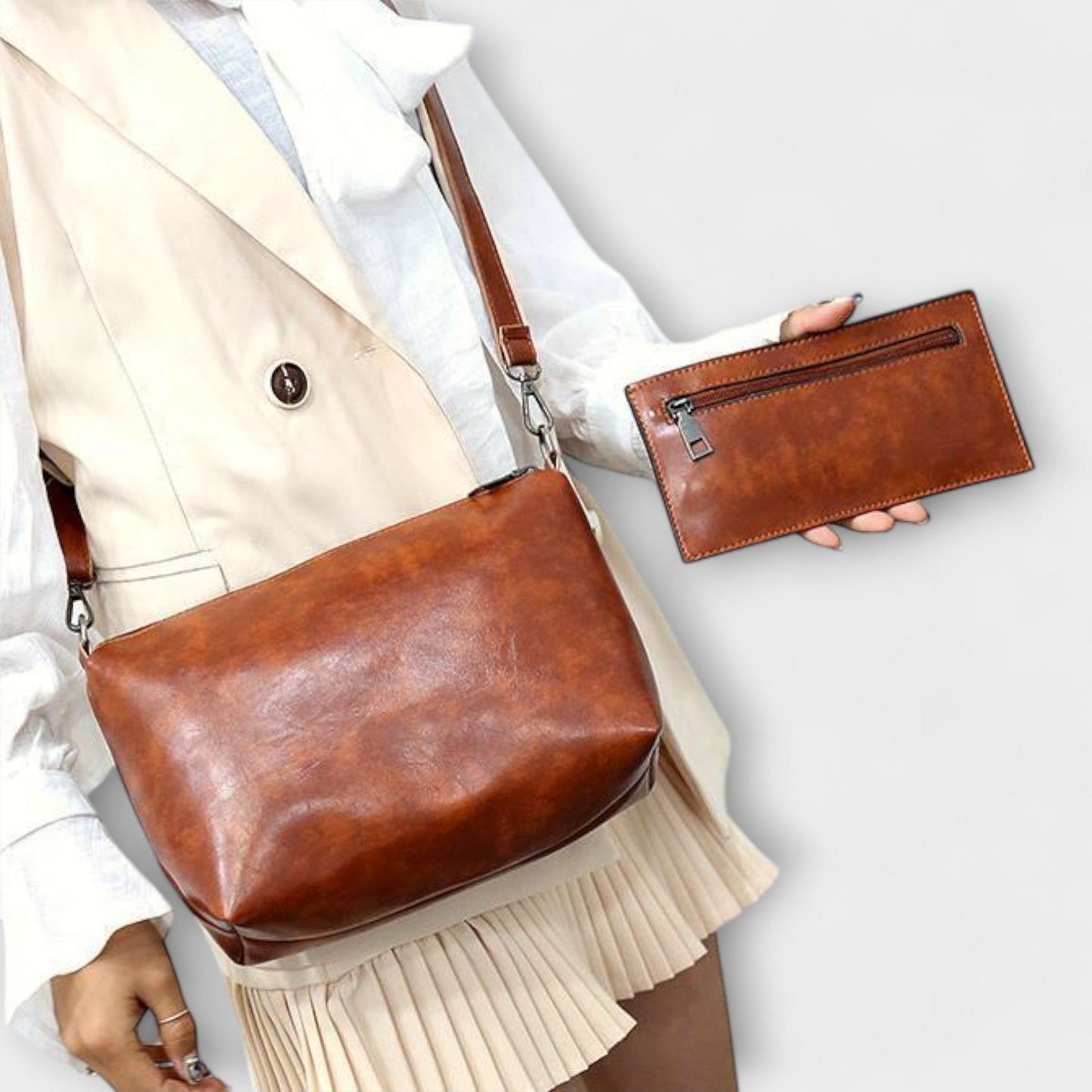 AZURA - SET BOLSOS CUERO VEGANO