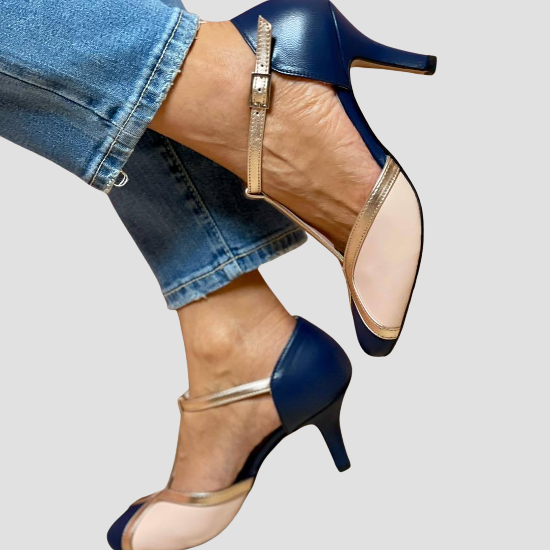 SANDALIAS CON TACÓN FINA