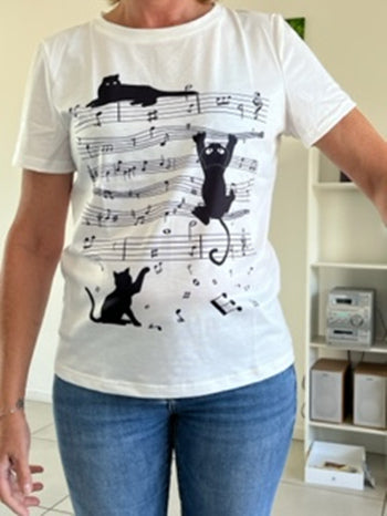 CAMISETA GATO MELODY