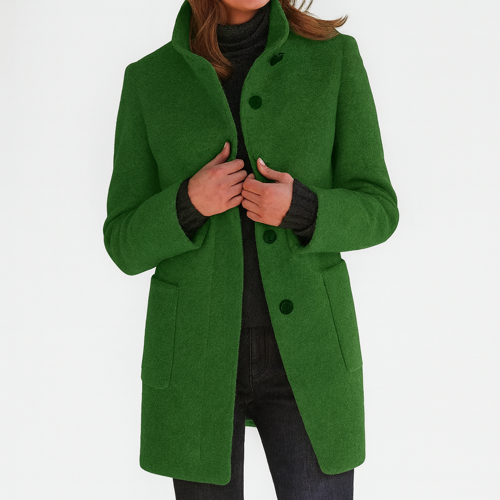 STELLA™ | CHAQUETA DE MUJER CON CUELLO ALTO – CÁLIDA Y ELEGANTE