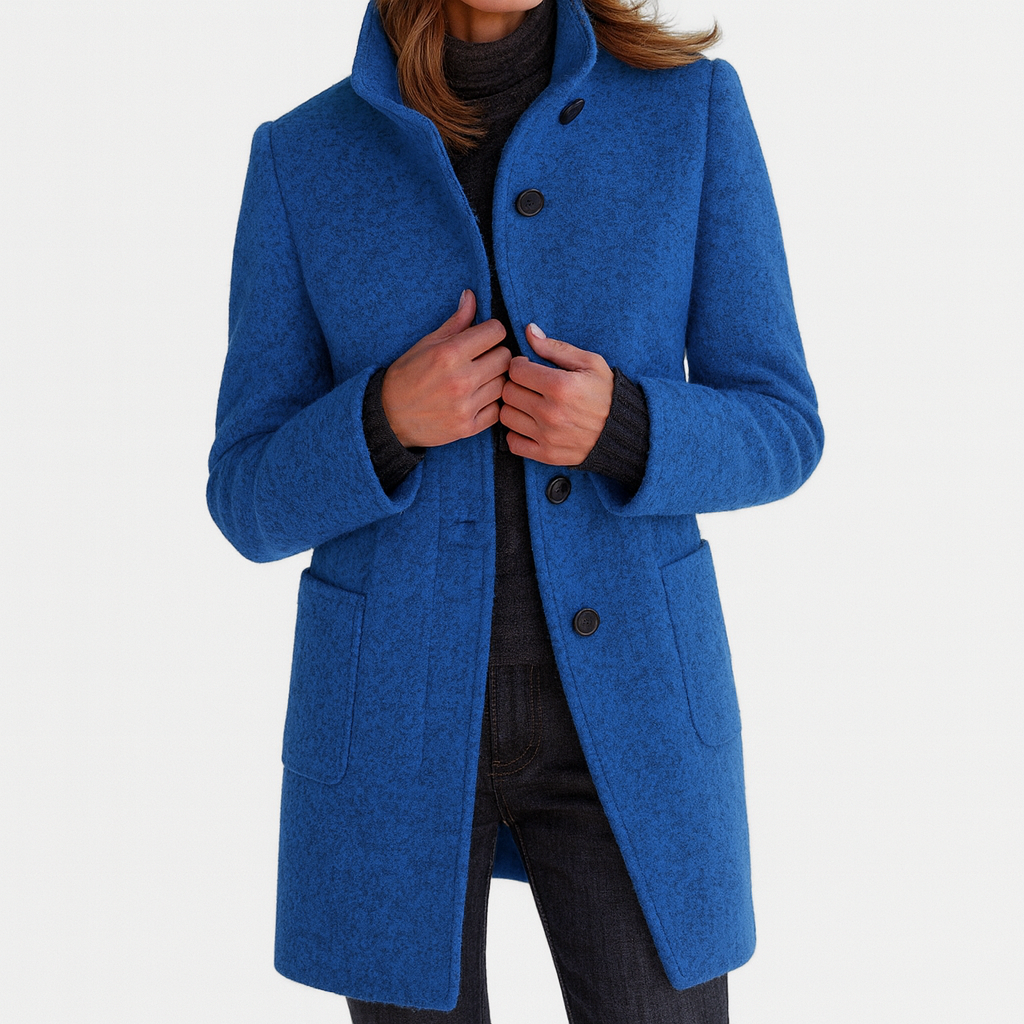 STELLA™ | CHAQUETA DE MUJER CON CUELLO ALTO – CÁLIDA Y ELEGANTE