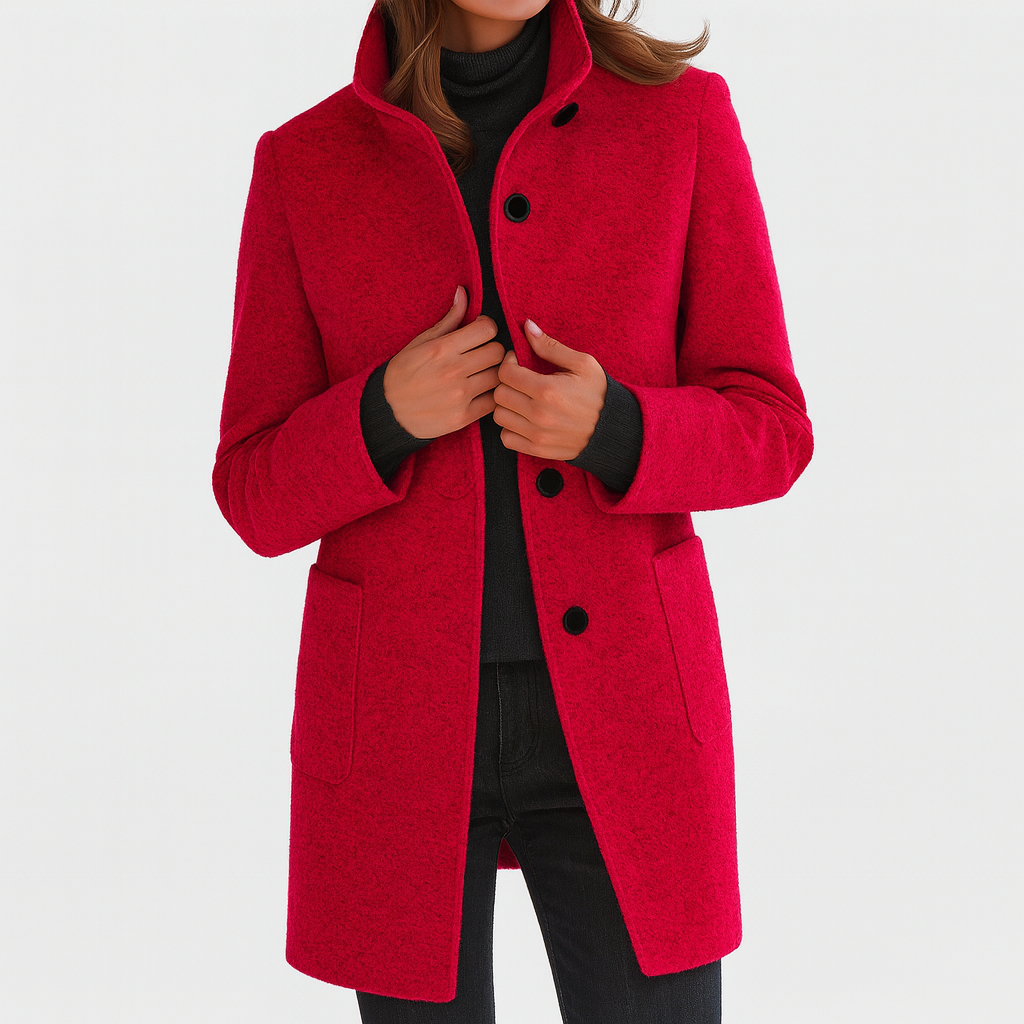 STELLA™ | CHAQUETA DE MUJER CON CUELLO ALTO – CÁLIDA Y ELEGANTE