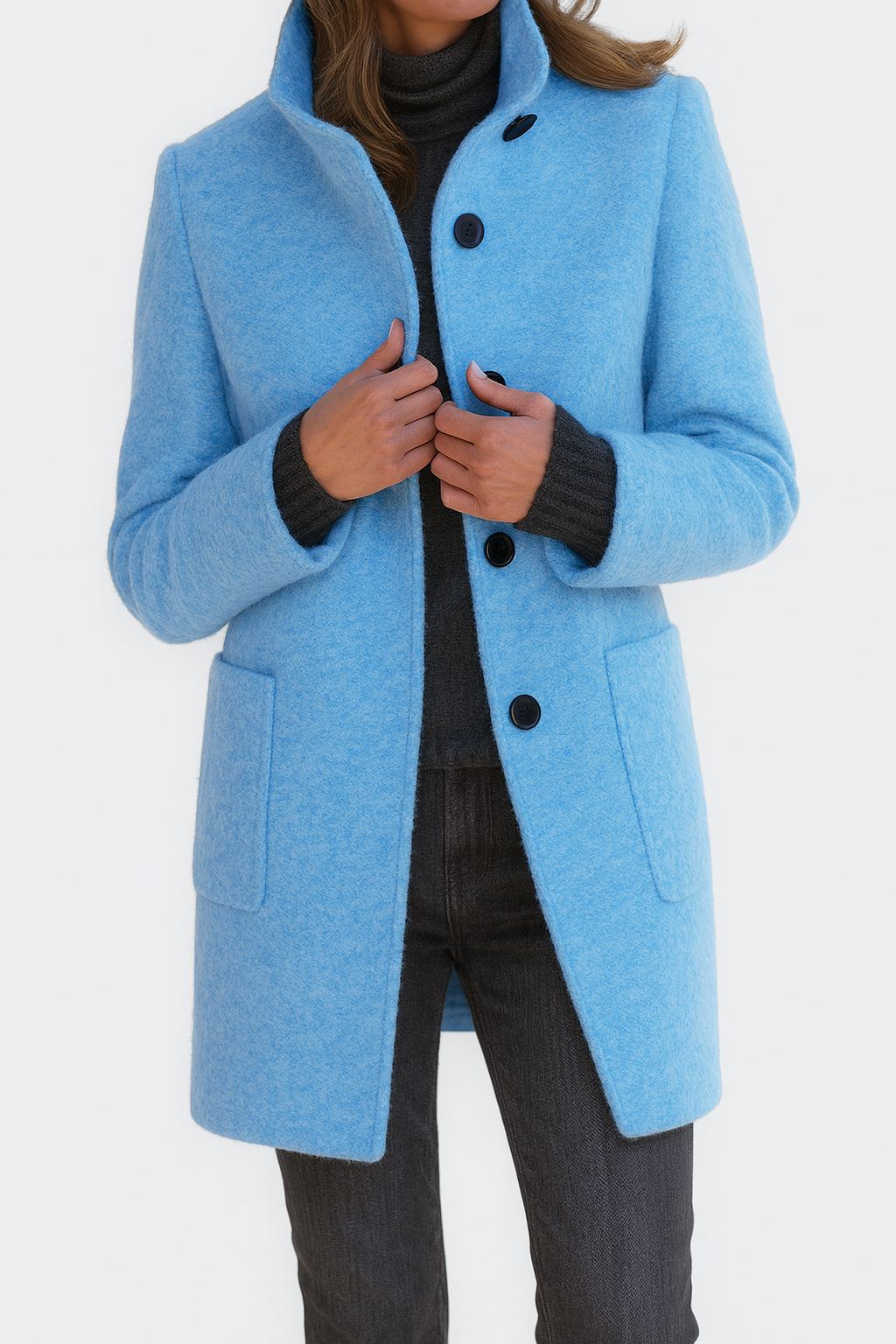 STELLA™ | CHAQUETA DE MUJER CON CUELLO ALTO – CÁLIDA Y ELEGANTE