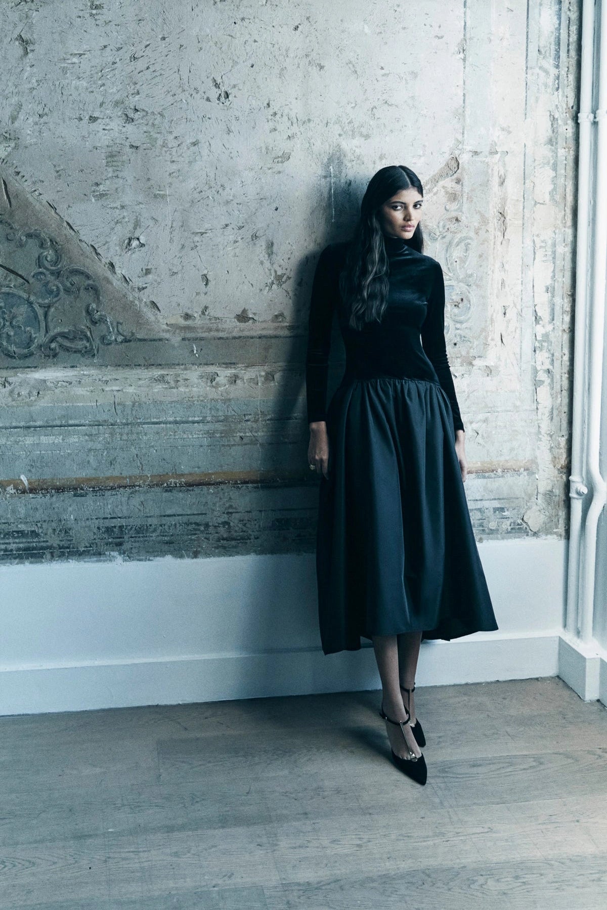 VESTIDO MAXI DE MANGA LARGA ALICIA