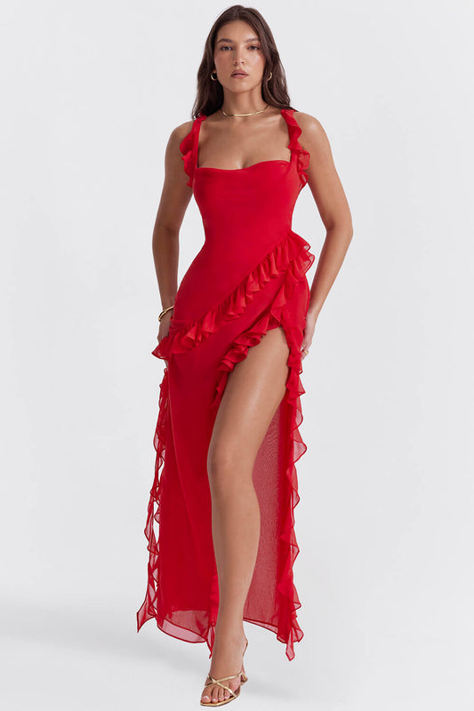 VESTIDO ANTONIA 329 EDICIÓN ROJO