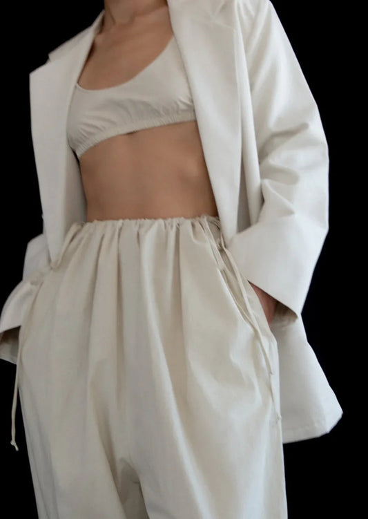 PANTALÓN GLOBO - HUEVO