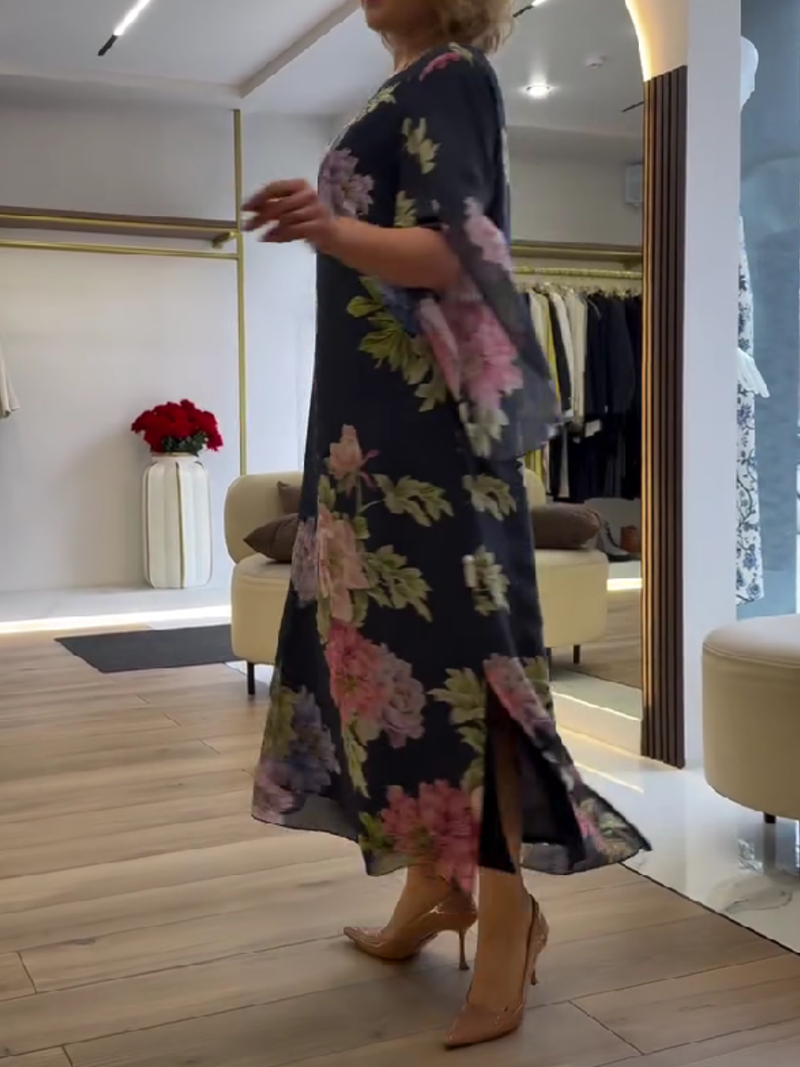 VESTIDO MAXI ESTAMPADO FLORAL™ | ELEGANCIA Y COMODIDAD TODO EL AÑO