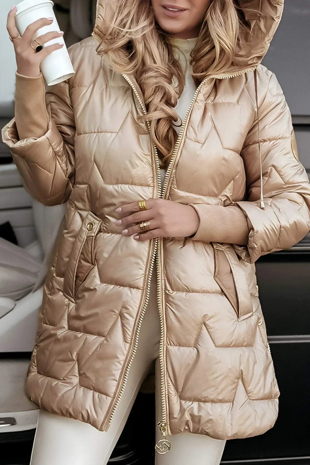 ABRIGO INVERNAL NAYA™ | ELEGANCIA ACOLCHADA CON CAPUCHA PROTECTORA