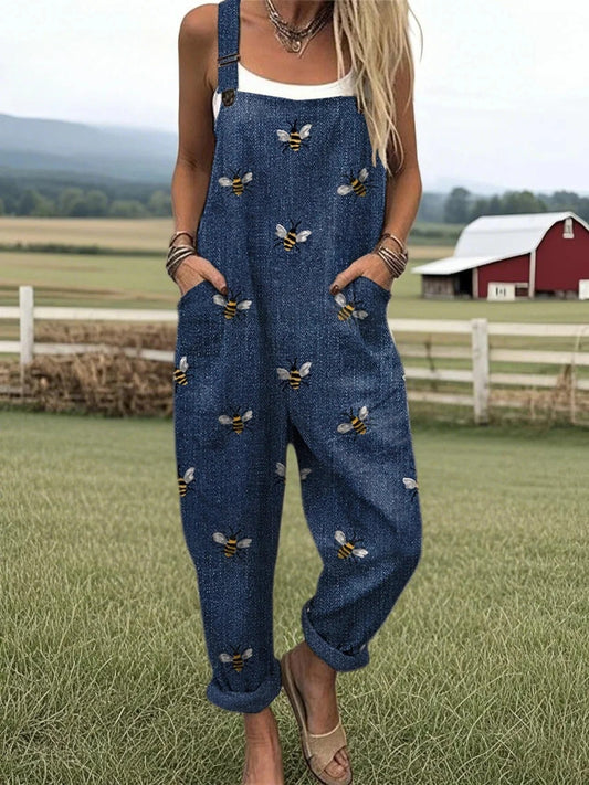MONO DE PIERNA ANCHA ABEJA JEANS SUMMER 2025