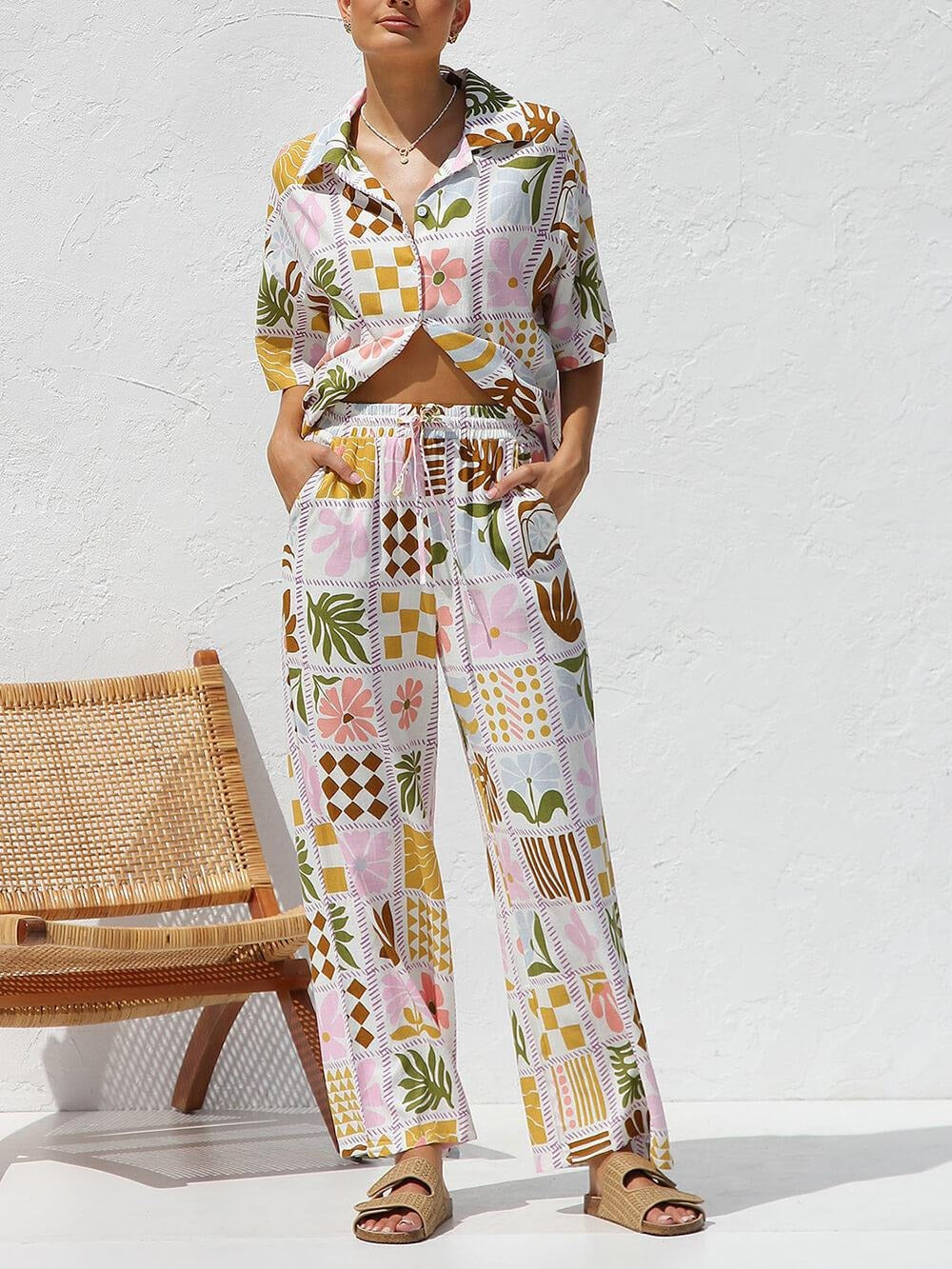 TRAJE BOHO SUNSET  CONJUNTO INFORMAL