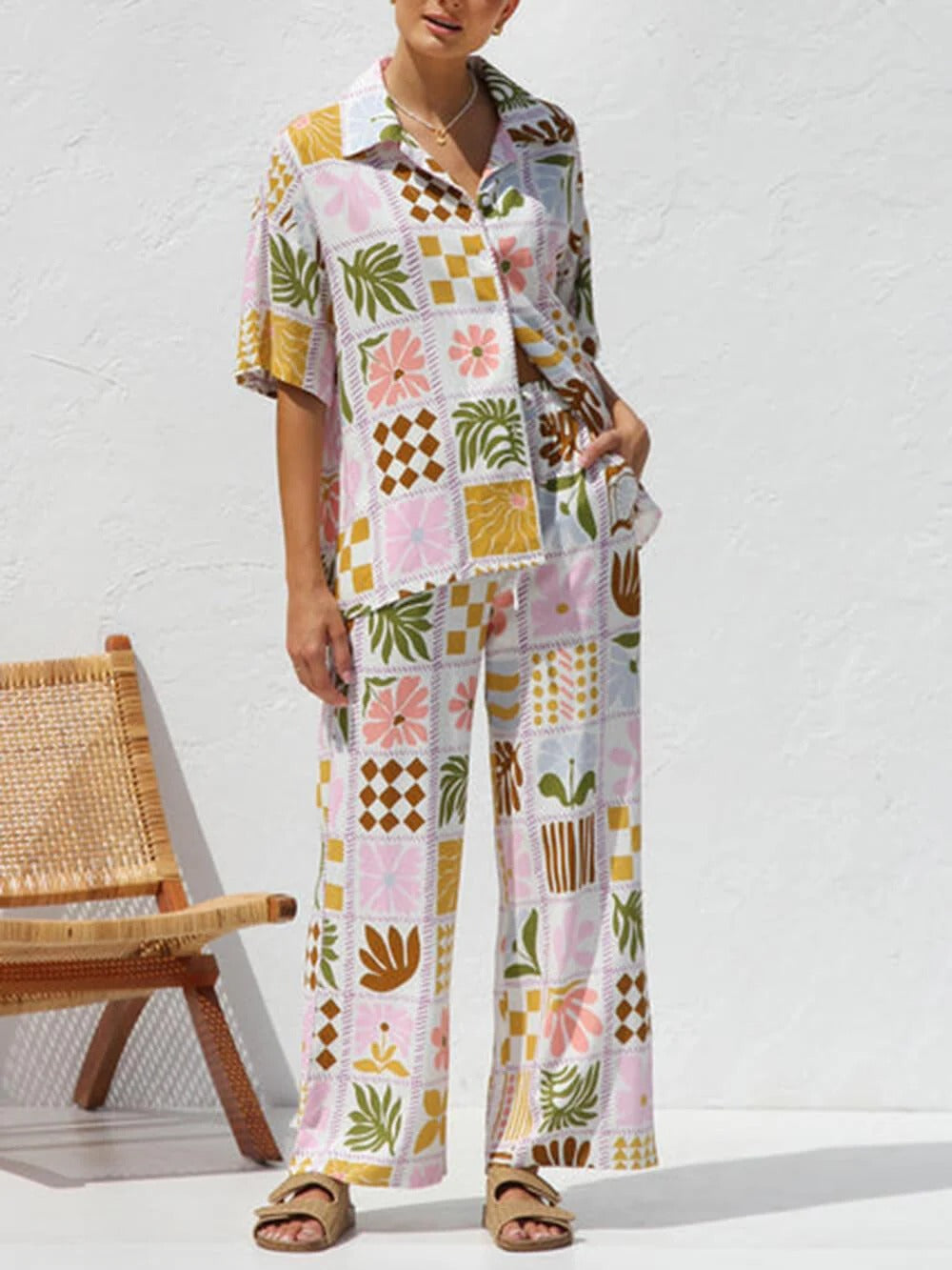 TRAJE BOHO SUNSET  CONJUNTO INFORMAL
