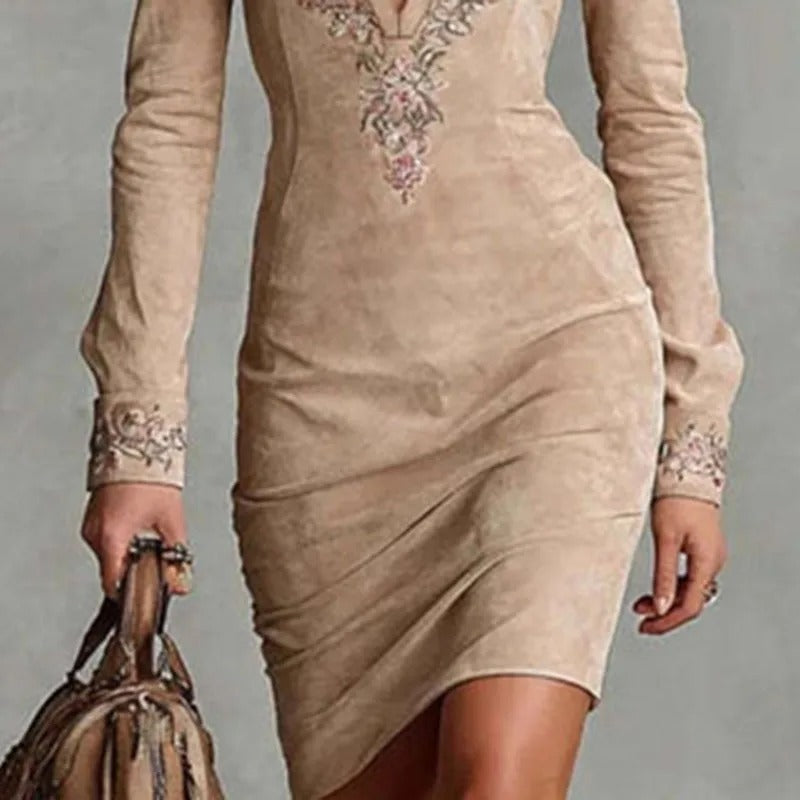 VANESSA ❘ VESTIDO INVERNAL COWBOY ACOPLADO