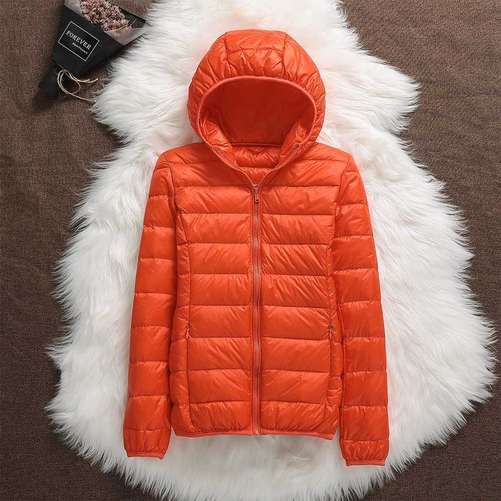 CHAQUETA ULTRA LIGERA CON CAPUCHA