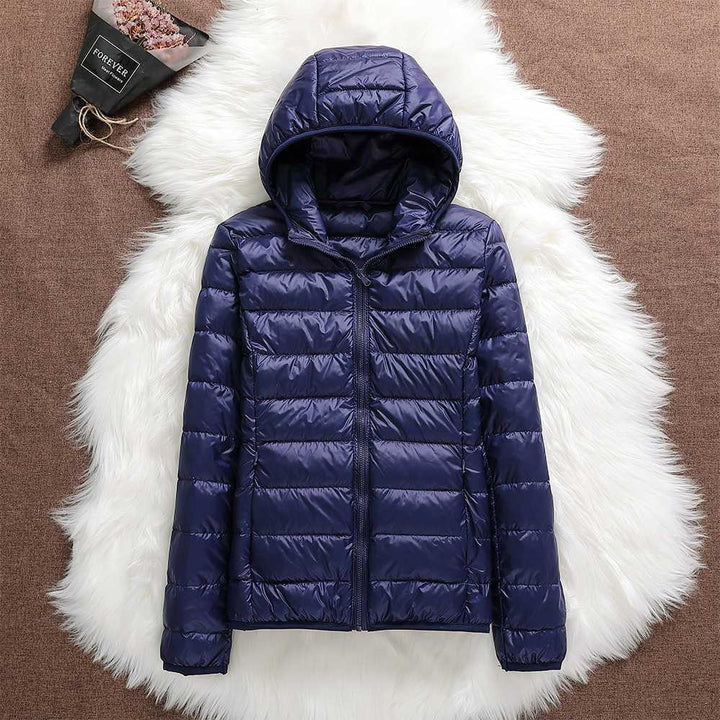 CHAQUETA ULTRA LIGERA CON CAPUCHA