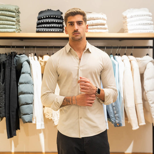 CAMISA MANHATTAN EDICIÓN BEIGE