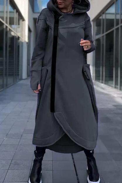 MANA™ | HOODIE LARGO CON CREMALLERA EN TEJIDO LIGERO Y TRANSPIRABLE
