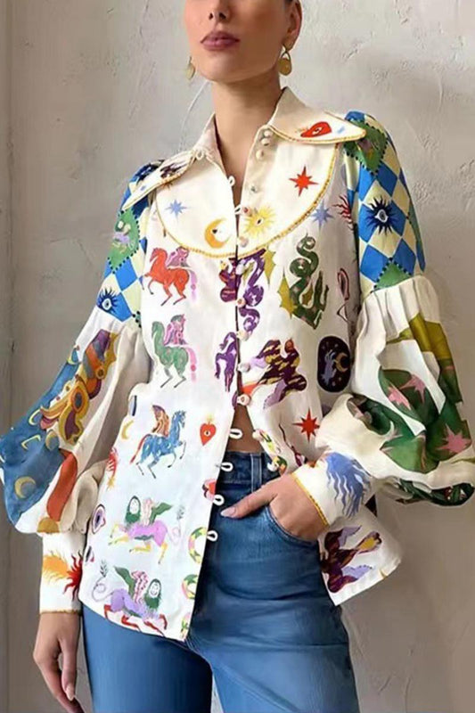 BLUSA MANGAS DE FAROL