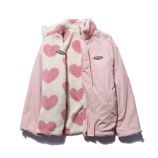 ABRIGO CASUAL LOVE REVERSIBLE