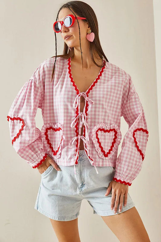 BLUSA COQUETTE CORAZONES