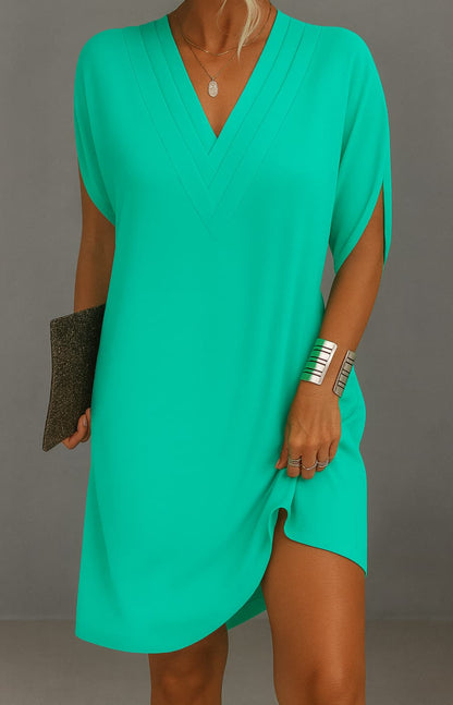 MARÍA | VESTIDO RELAX CON ESCOTE ELEGANTE EN V