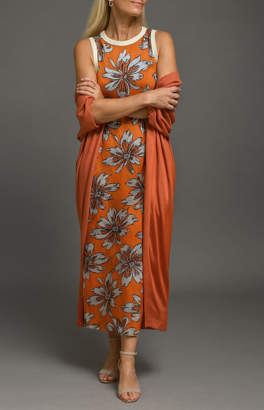 AMPARO | VESTIDO CON STOLA DE ELEGANCIA NATURAL