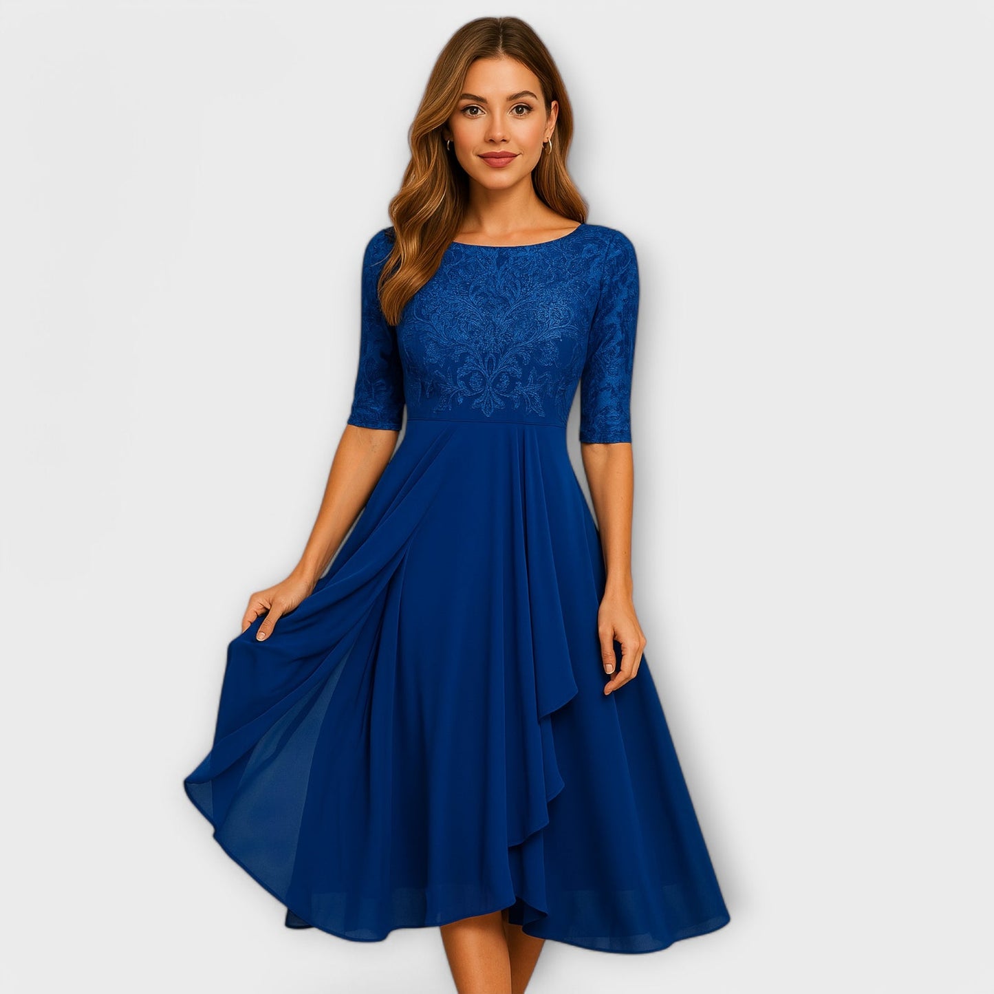 VESTIDO MARILYN ELEGANTE PLISADO
