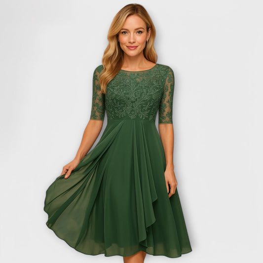 VESTIDO MARILYN ELEGANTE PLISADO
