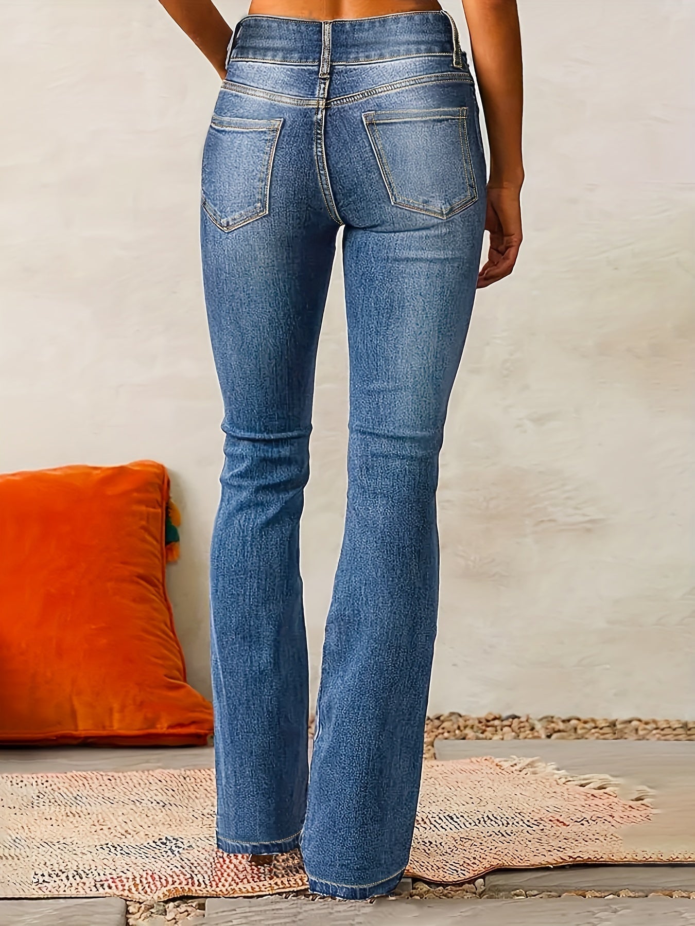 JEANS ACAMPANADOS SOFÍA™ | VAQUEROS DE CINTURA ALTA ESTILO TENDENCIA