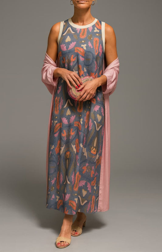 LUISA | VESTIDO DE NOCHE CON STOLA ELEGANTE