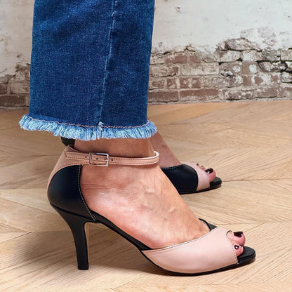 LEARA™ | ZAPATOS DE TACÓN MEDIO CON CORREA AL TOBILLO