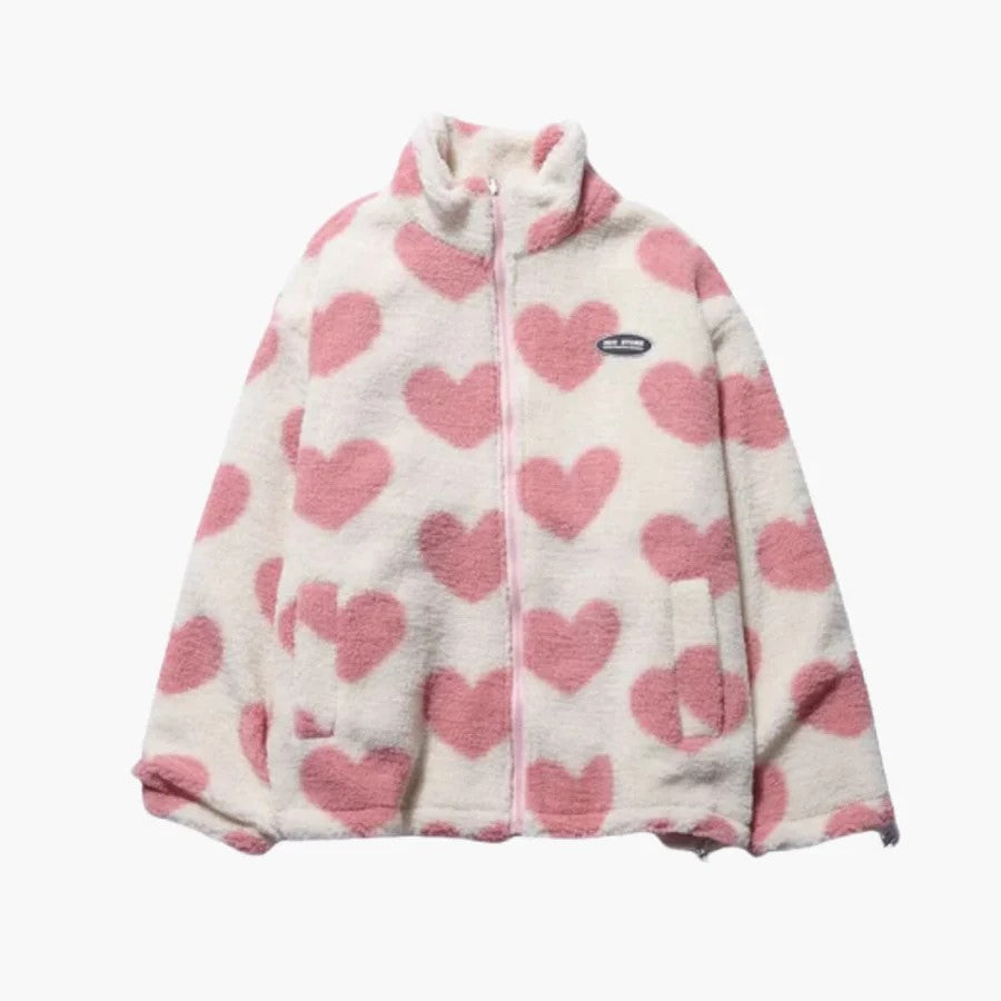 ABRIGO CASUAL LOVE REVERSIBLE