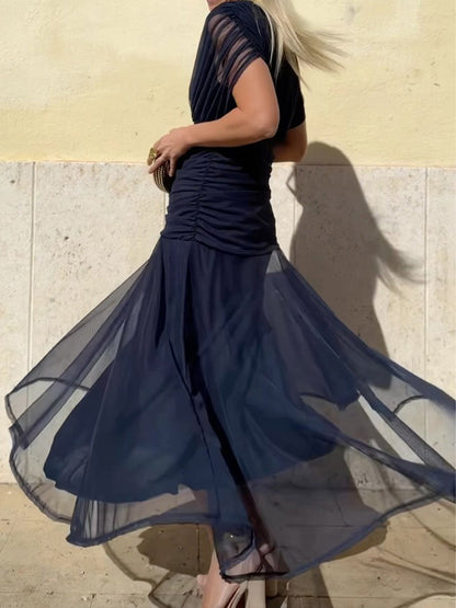 FRANCISA– VESTIDO SILUETA PERFECTA BOUTOUNNIERE ELEGANTE FLUIDO