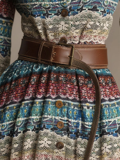 RAQUEL | VESTIDO MAXI CLÁSICO CON PATRÓN