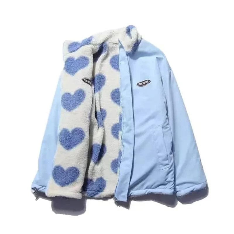 ABRIGO CASUAL LOVE REVERSIBLE