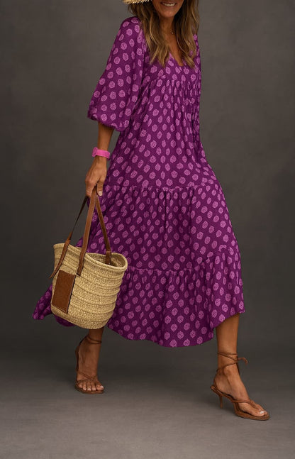 ROSA | VESTIDO DE DÍA ELEGANTE