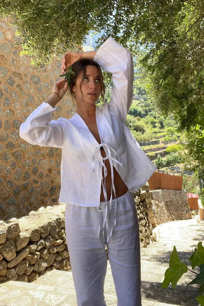 BLUSA CASUAL  COQUETTE BLANCA