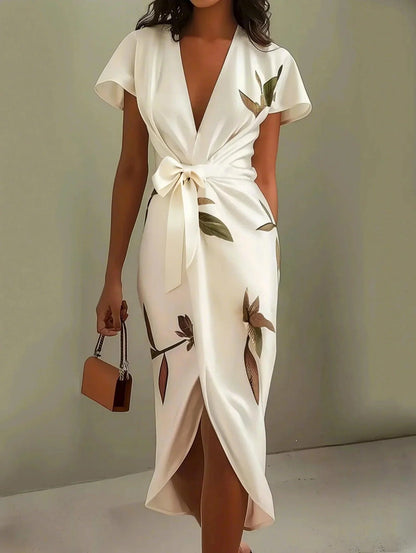 VESTIDO MIDI CRUZADO SELVA BRISA