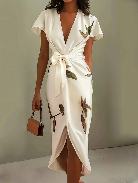 VESTIDO MIDI CRUZADO SELVA BRISA