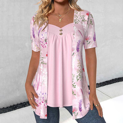 BLUSA PRIMAVERA ROSA