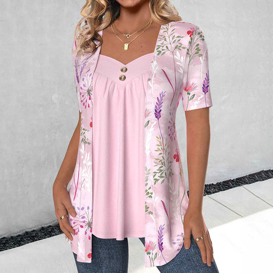 BLUSA PRIMAVERA ROSA
