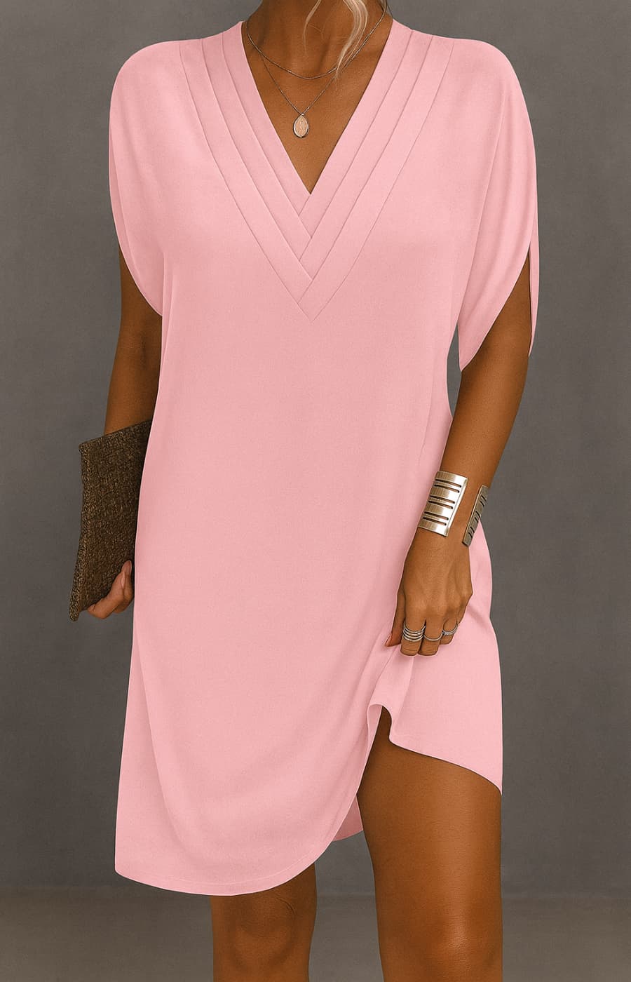 MARÍA | VESTIDO RELAX CON ESCOTE ELEGANTE EN V