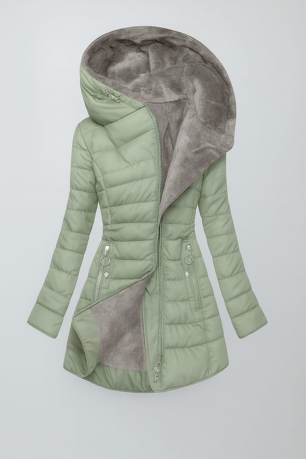 CHAQUETA FORRADA ELYSIA WINTER™ – ABRIGO ACOLCHADO PREMIUM PARA MUJER INVIERNO TÉRMICA TENDENCIA