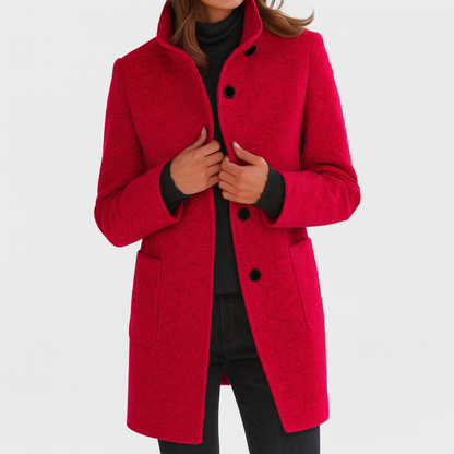 STELLA™ | CHAQUETA DE MUJER CON CUELLO ALTO – CÁLIDA Y ELEGANTE