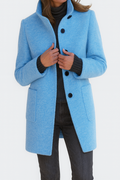 STELLA™ | CHAQUETA DE MUJER CON CUELLO ALTO – CÁLIDA Y ELEGANTE