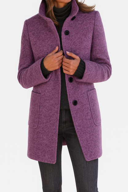 STELLA™ | CHAQUETA DE MUJER CON CUELLO ALTO – CÁLIDA Y ELEGANTE