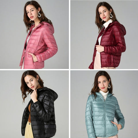 CHAQUETA ULTRA LIGERA CON CAPUCHA