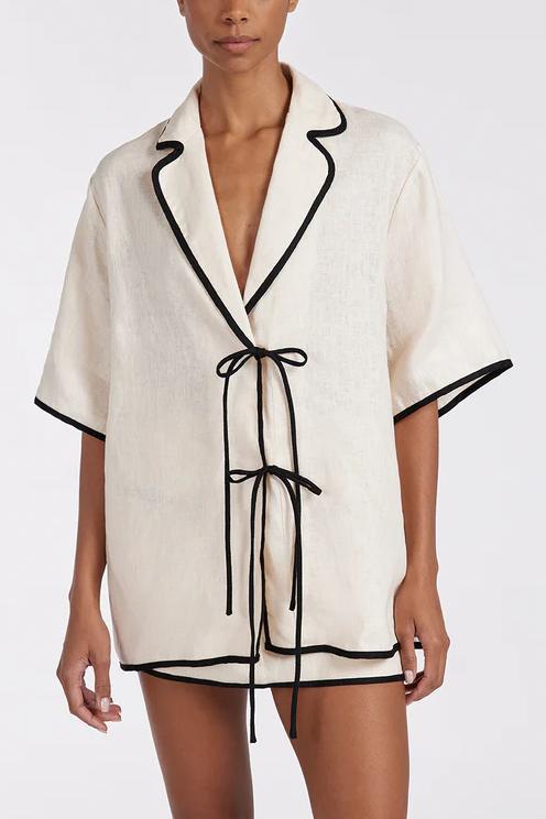 CONJUNTO DE FALDA COLOR CREMA MADISON